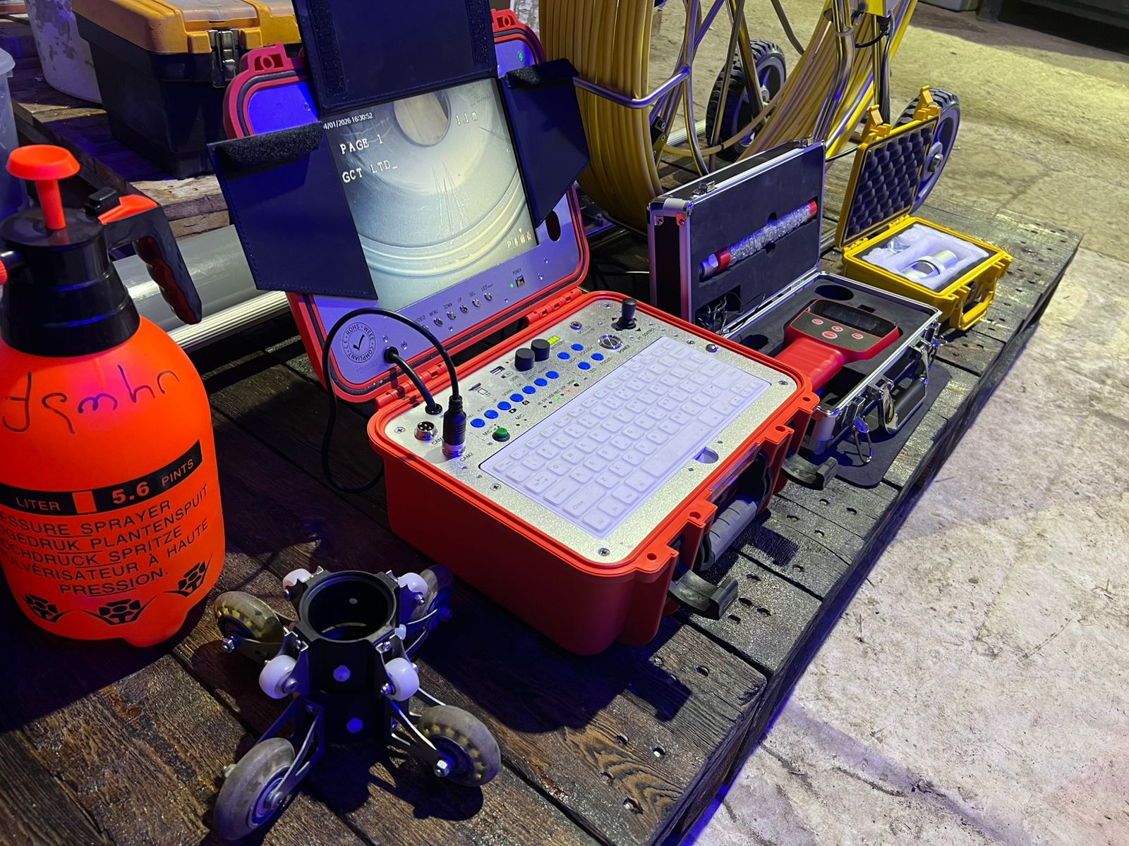 Equipment setup